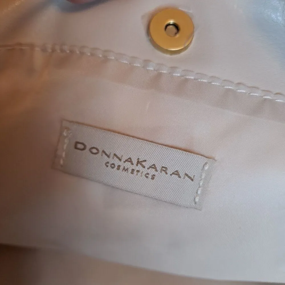 Donna Karan Cosmetics Tote Hobo Bag Cream Color